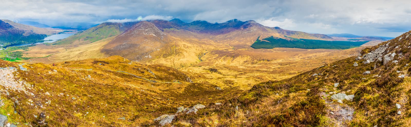Benbaun mountain. Ireland