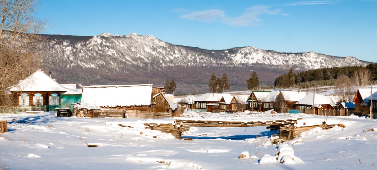 Tyulyuk village. Republic of Bashkortostan