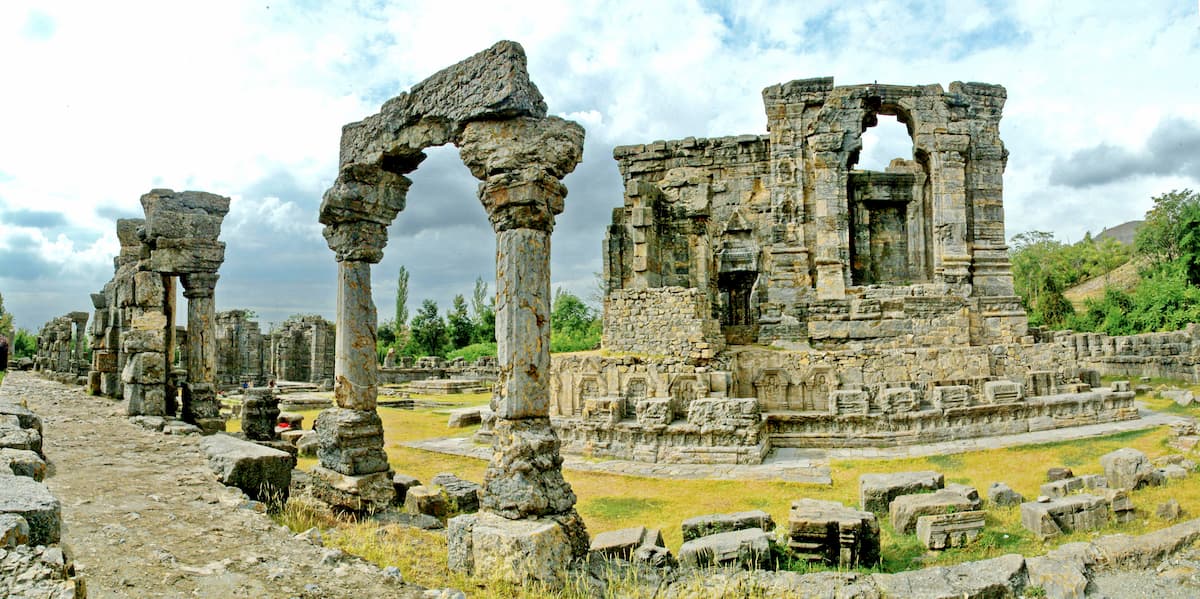 Historical Ancient Martand Sun Temple, Jammu and Kashmir