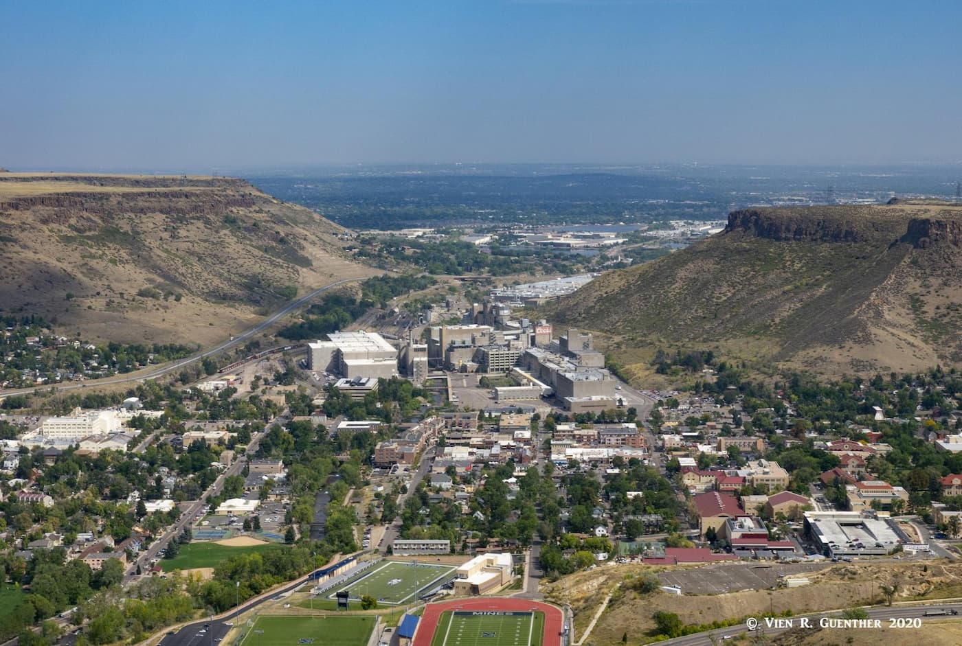 Golden, Coors Brewery from Lookout Mountain
