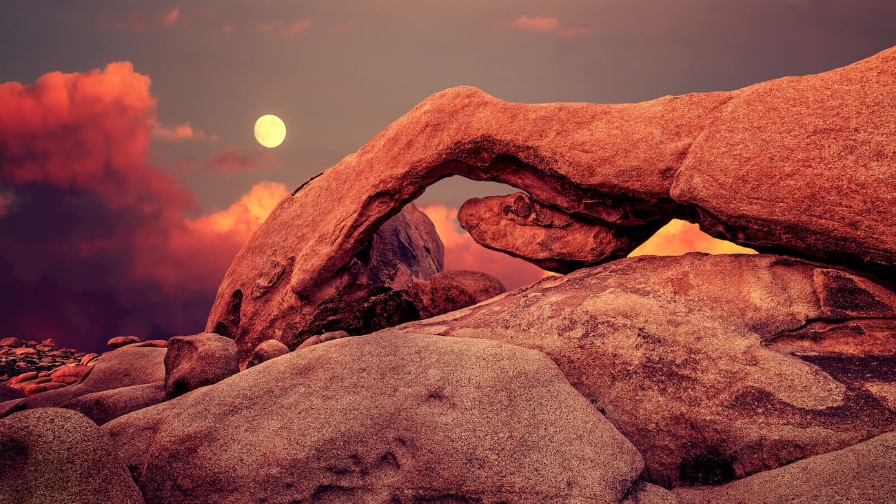 Arch in Joshua Tree National Park