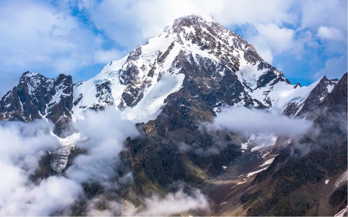 Dykhtau mountain. Kabardino-Balkarian Highland State Reserve