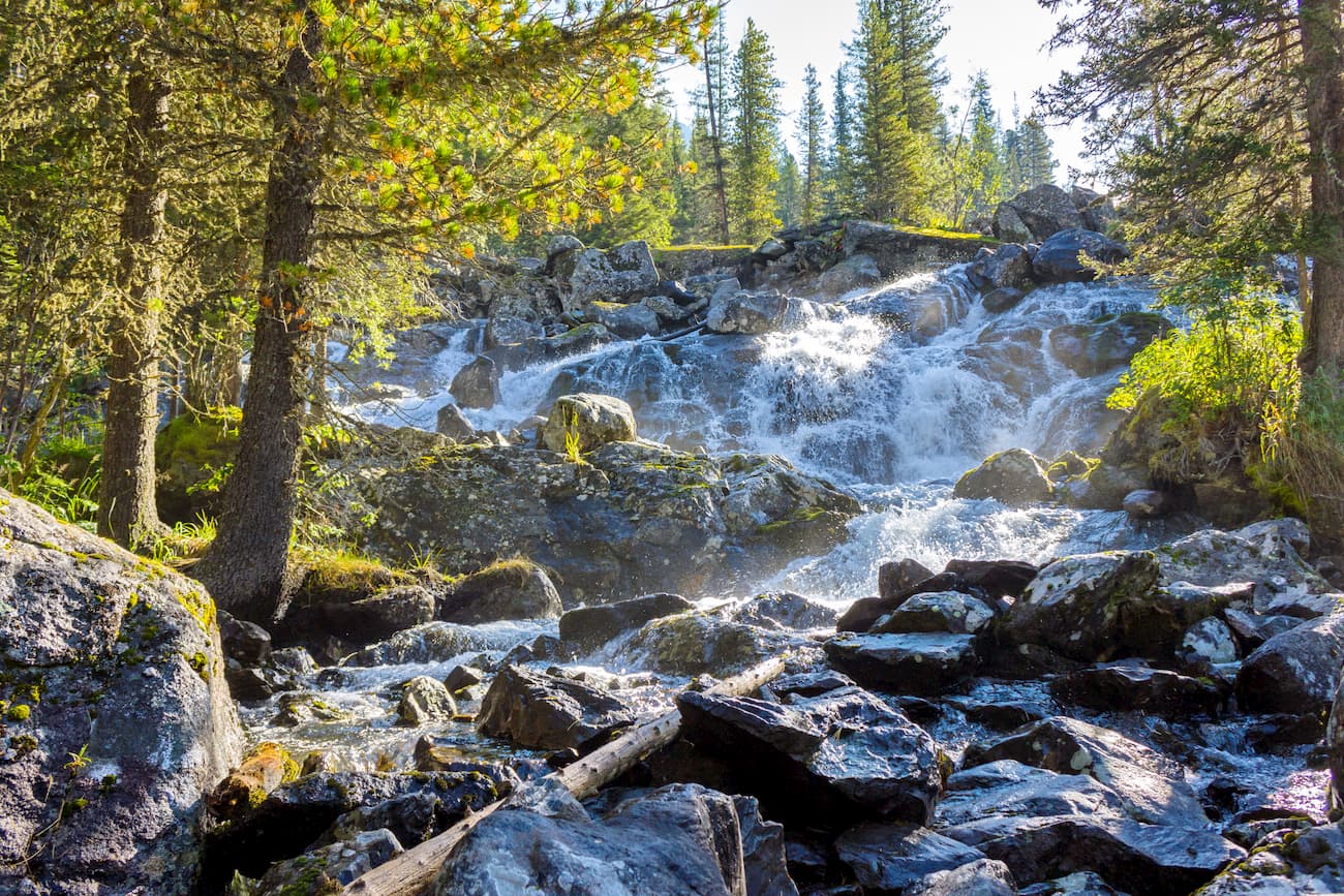 Falls. Katun State Natural Biosphere Reserve
