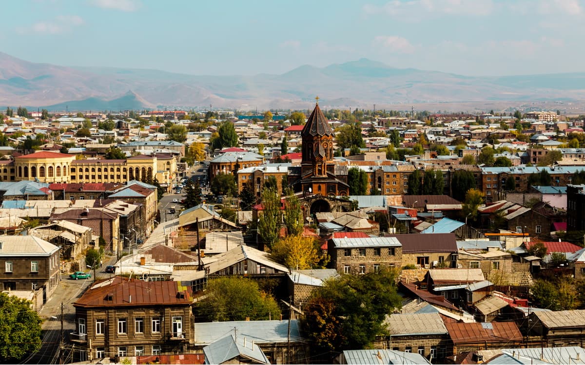 Gyumri, the second-largest city in Armenia