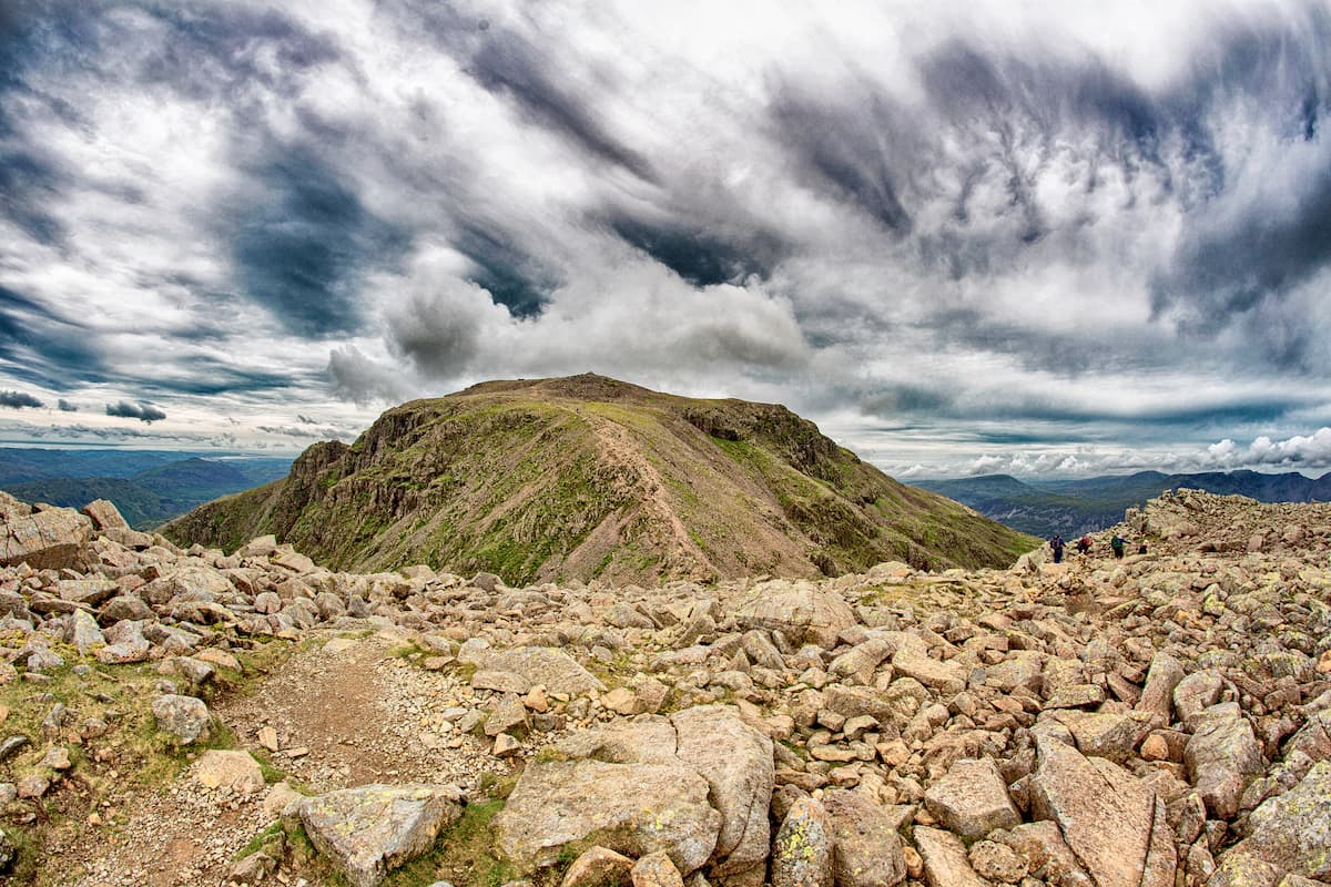 From Scafell Pike, Lake District National park. England