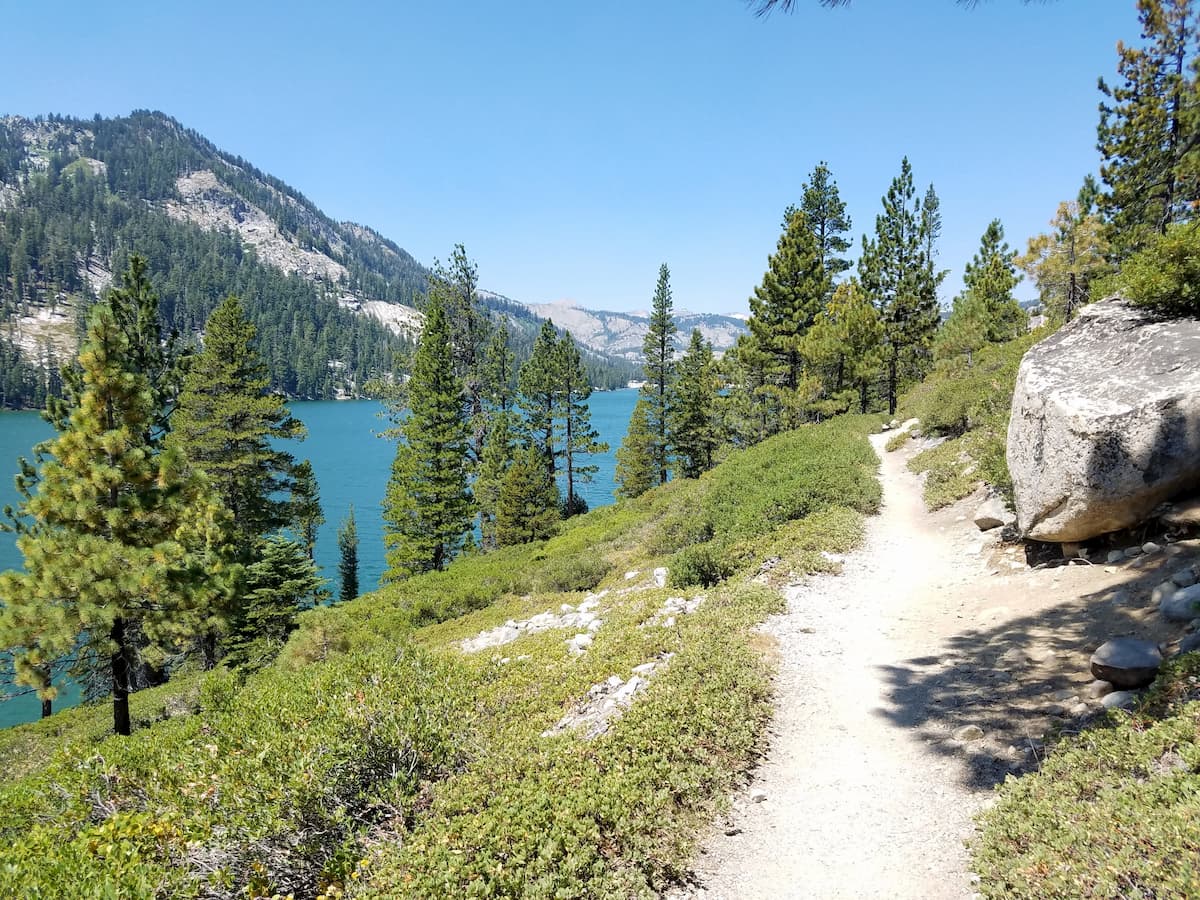 Tahoe Rim Trail. Lake Tahoe