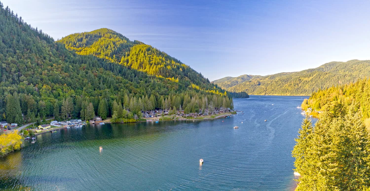 Lake Whatcom. Lookout Mountain Forest Preserve