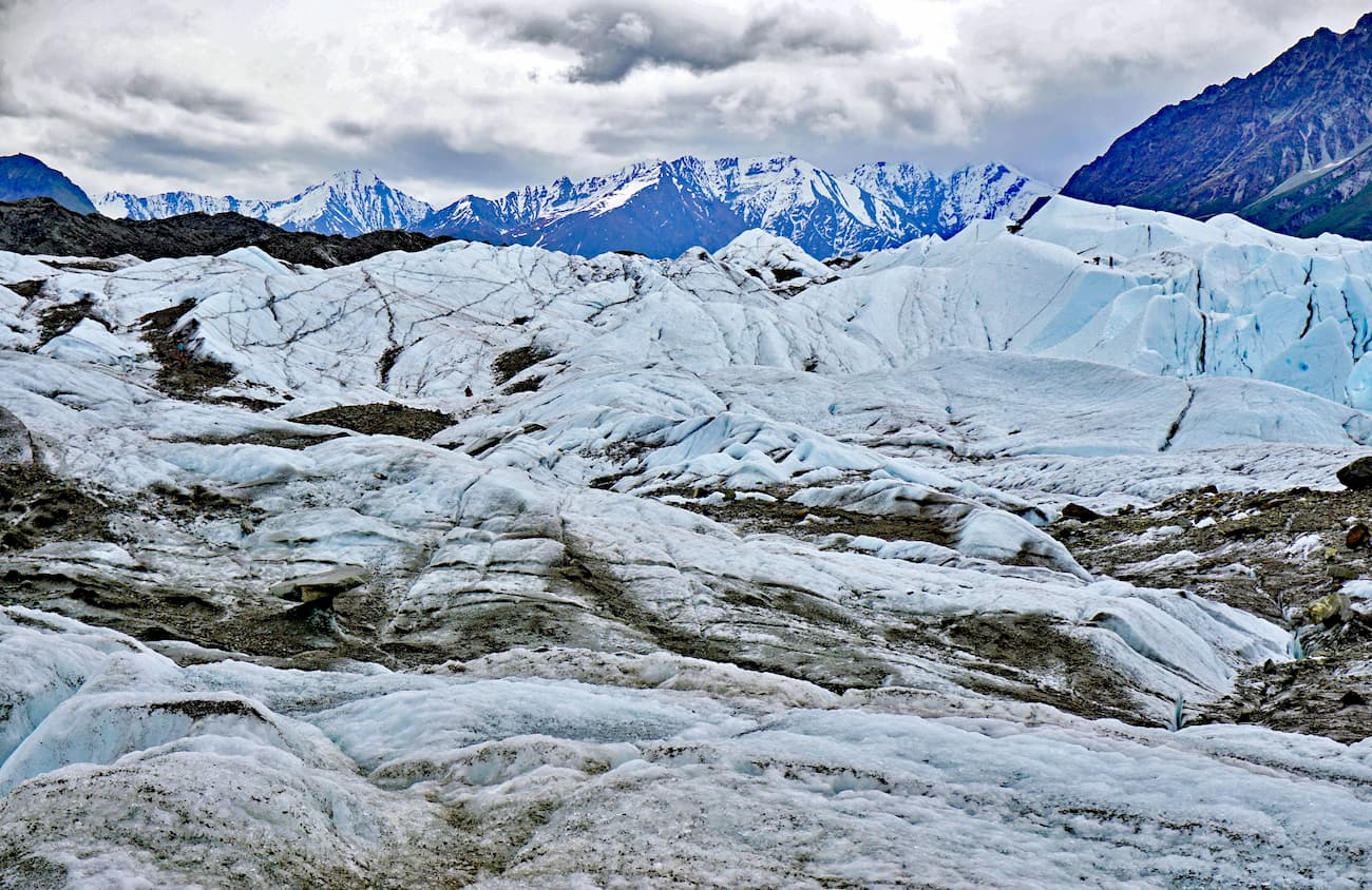 Matanuska Glacier. Matanuska-Susitna Borough