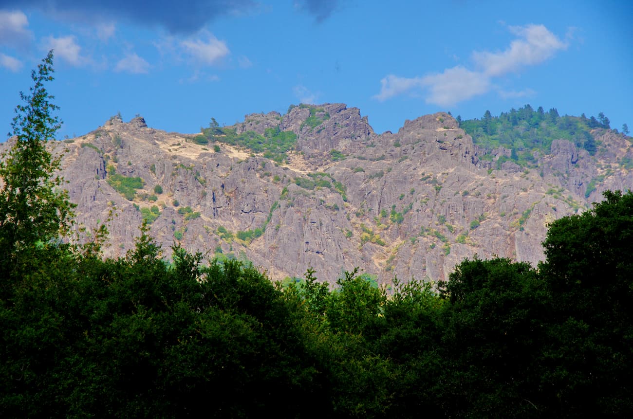 Robert Louis Stevenson State Park. Mayacamas Mountains