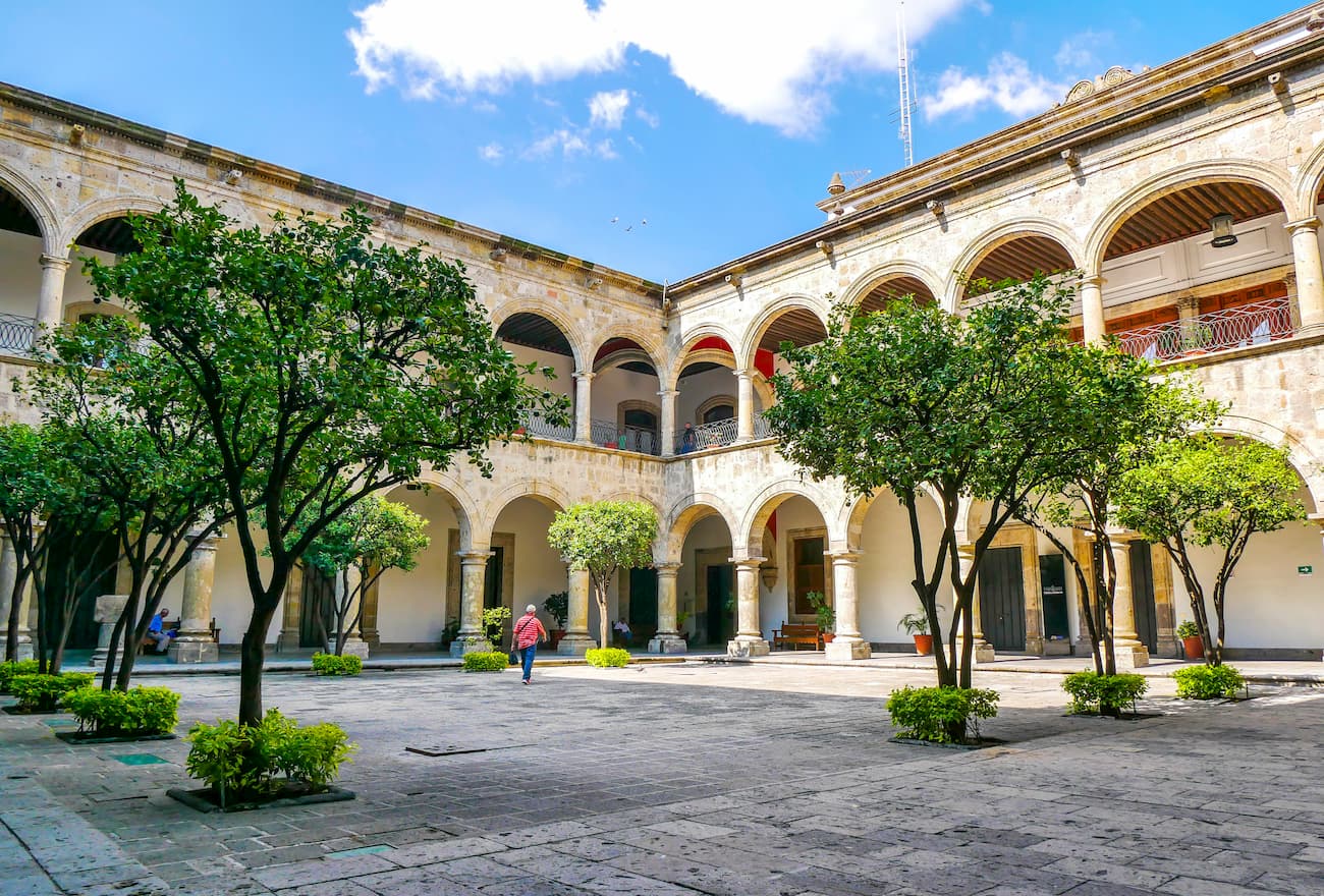 Historic building from 1774 that used to house the state government, Guadalajara, Mexican West Coast Ranges