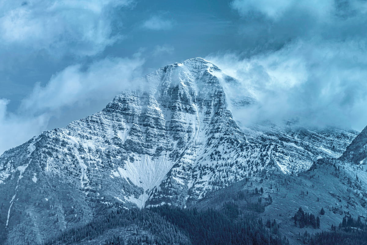 McDonald Peak. Mission Mountain Wilderness