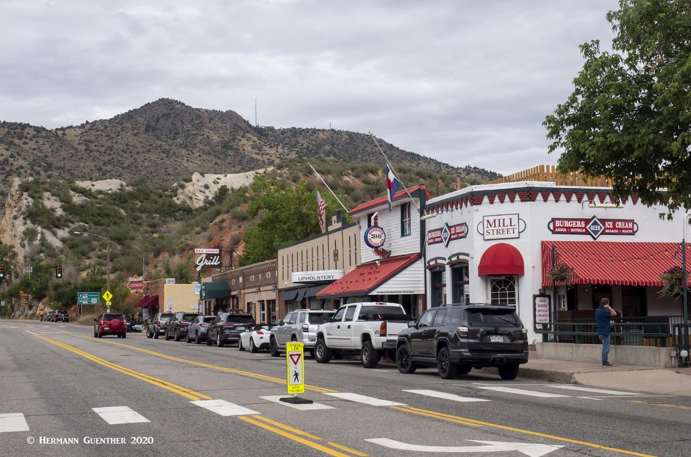 Downtown Morrison - Mount Morrison. Mount Falcon Park