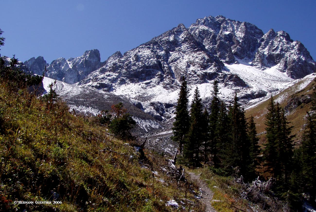 North Face of Mount Sneffels from Lower Blaine Basin