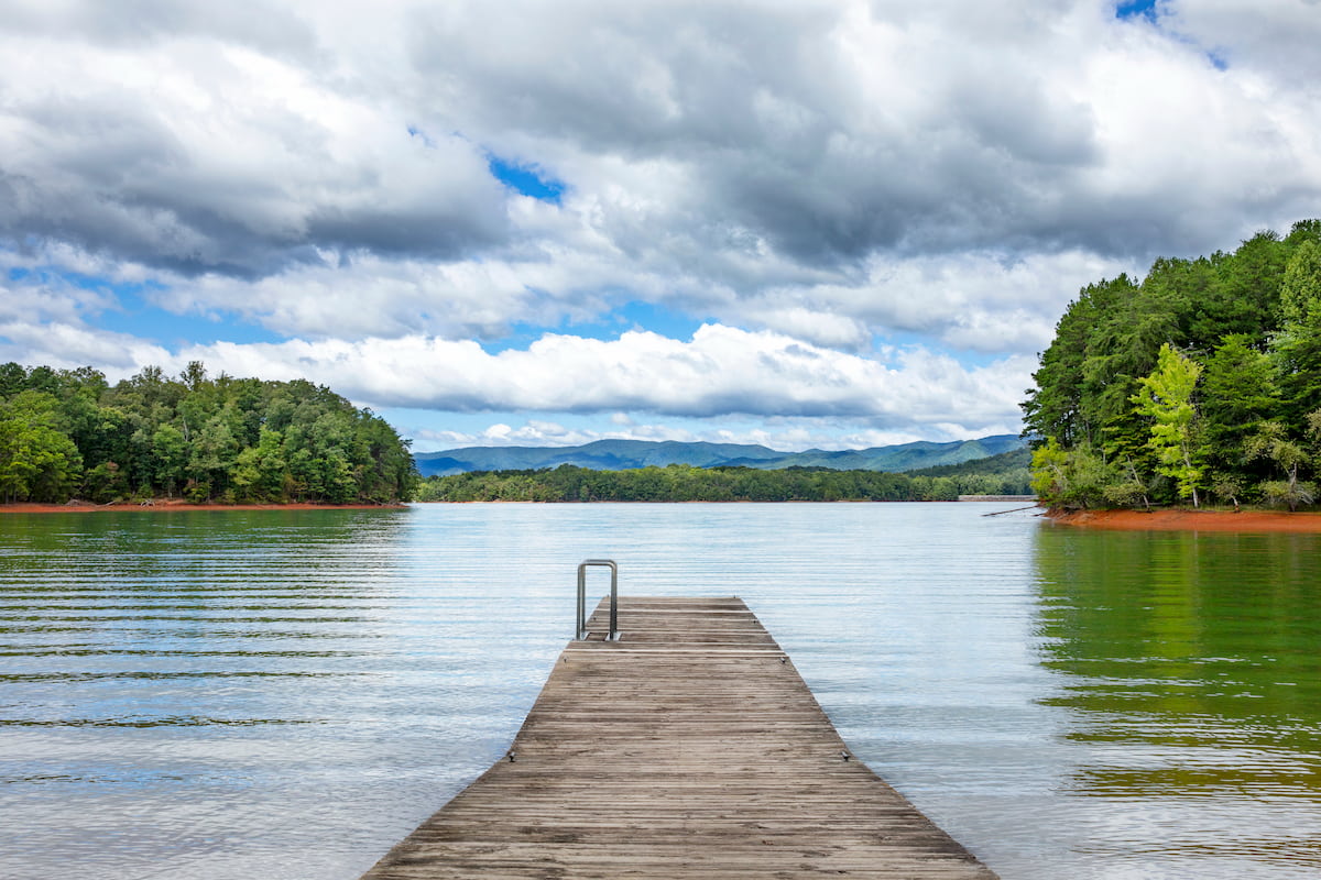 Chatuge Lake, in Nantahala National Forest