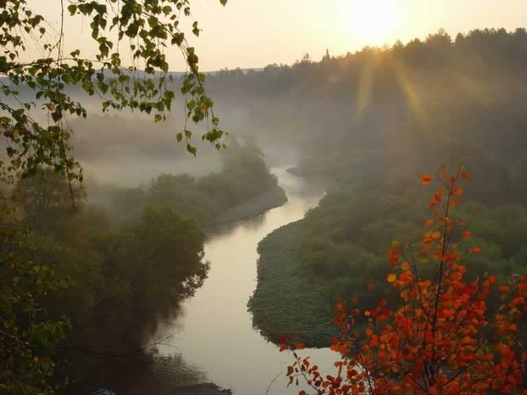 River. State Nature Reserve Denezhkin Stone