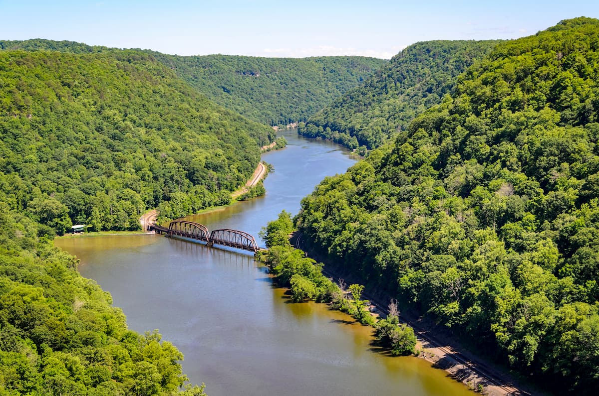Ohio railroads,  New River Gorge 