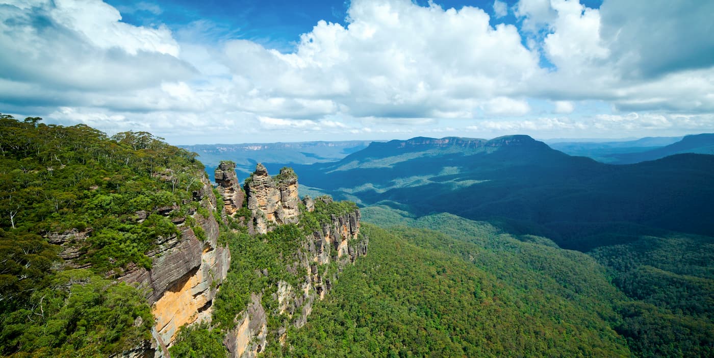 Three Sisters in Blue Mountains. New South Wales