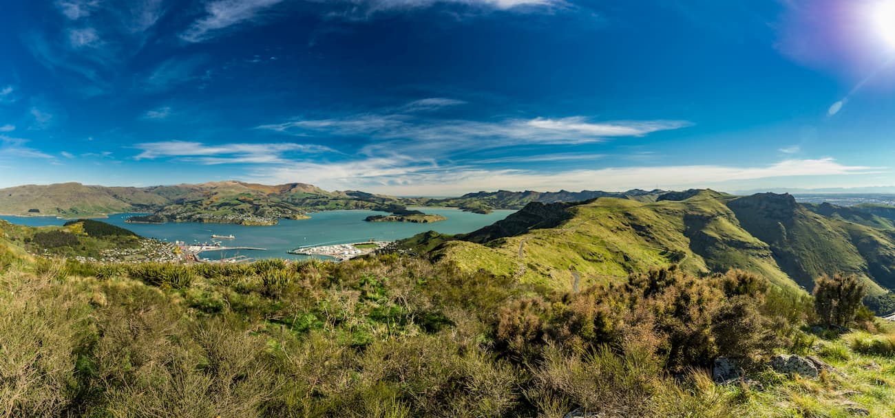 Port Hills. Canterbury