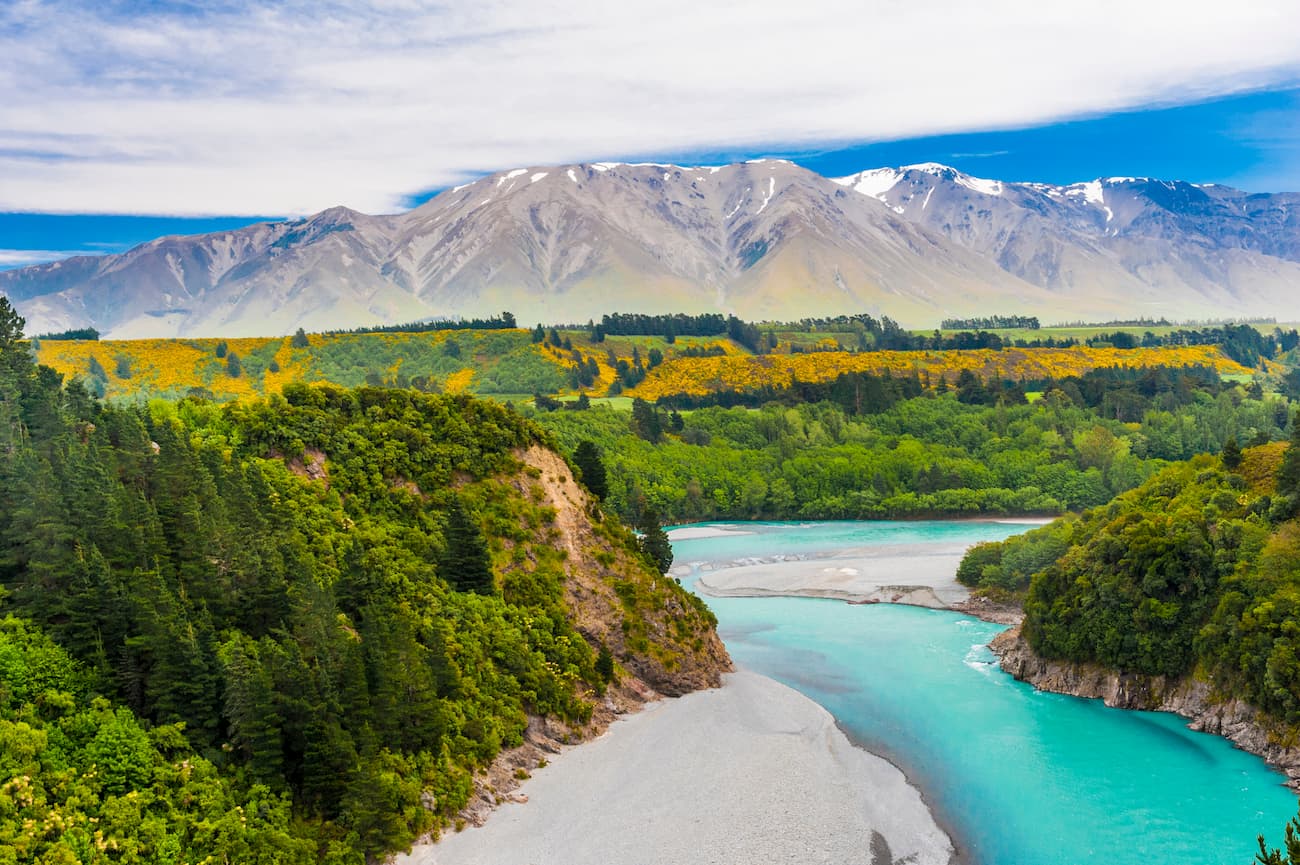 Rakaia Gorge Walkway. Canterbury