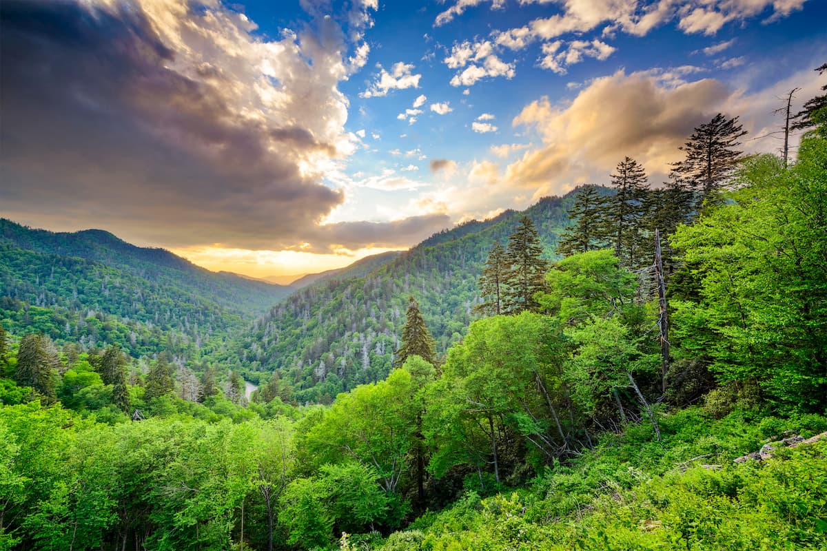 Newfound Mountains Sunset