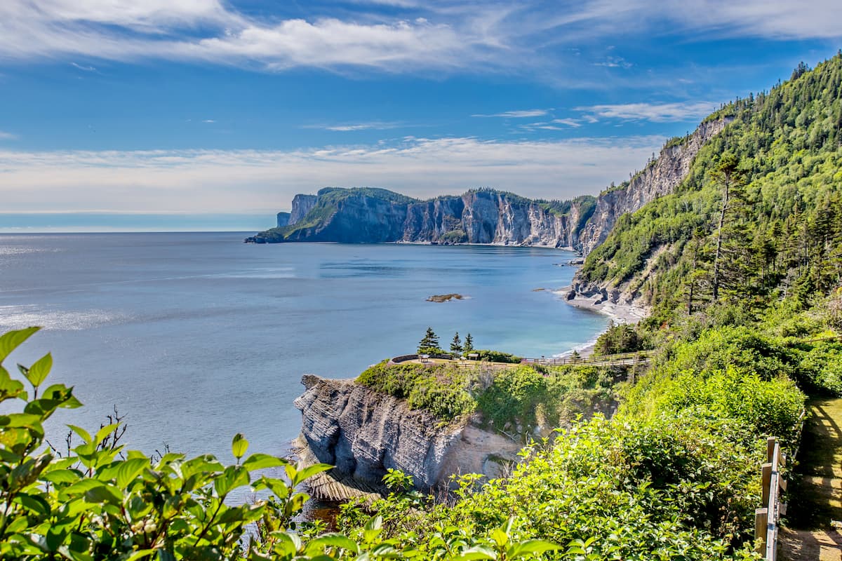 Notre Dame Mountains. Parc National de Forillon