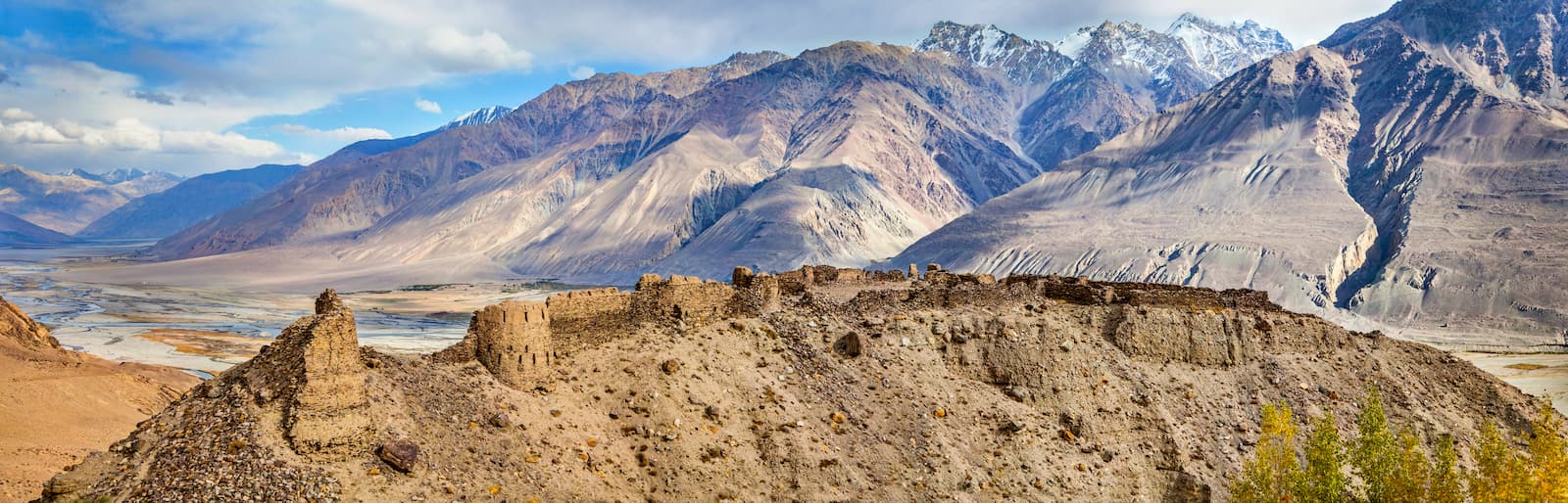 Yamchun fortress, Ishkashim, Pamir,