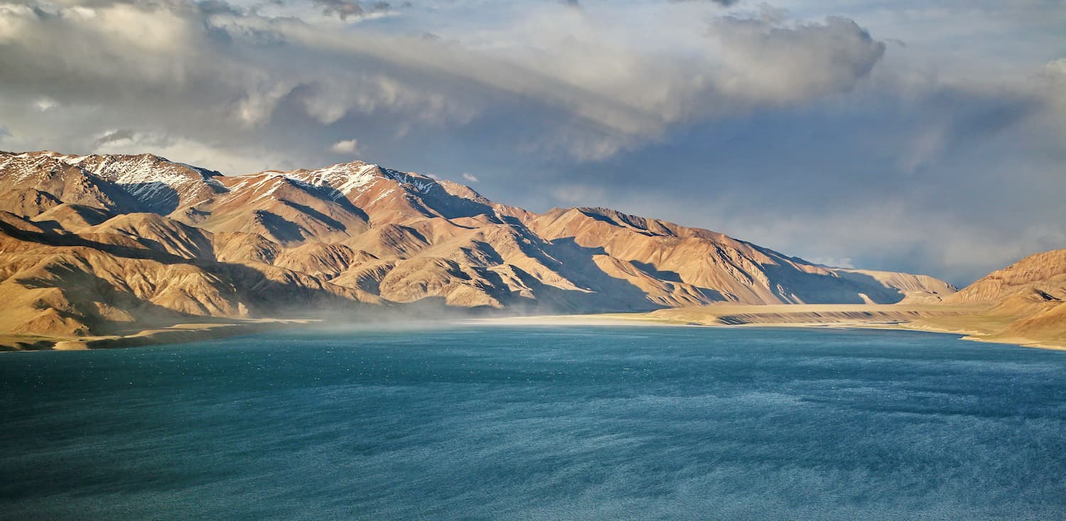 Lake Yashilkul. Pamir