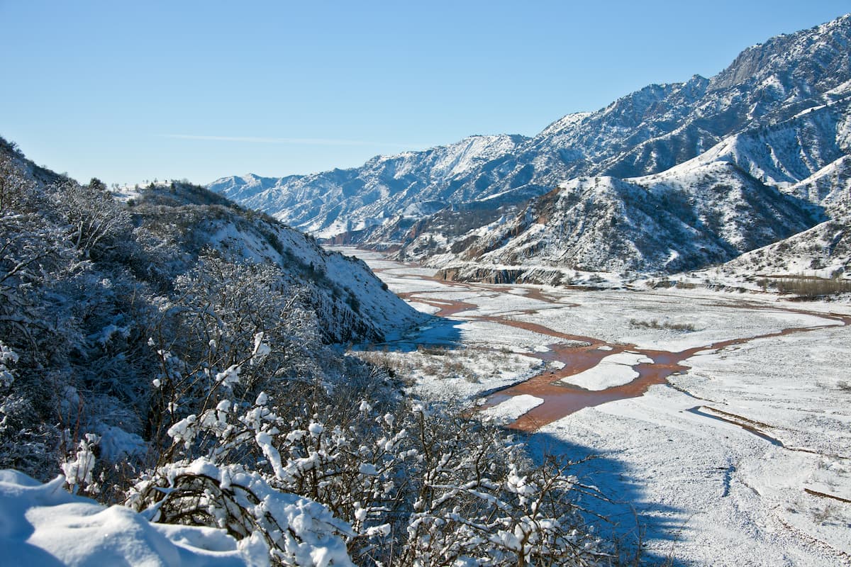Surkhob river in Pamir