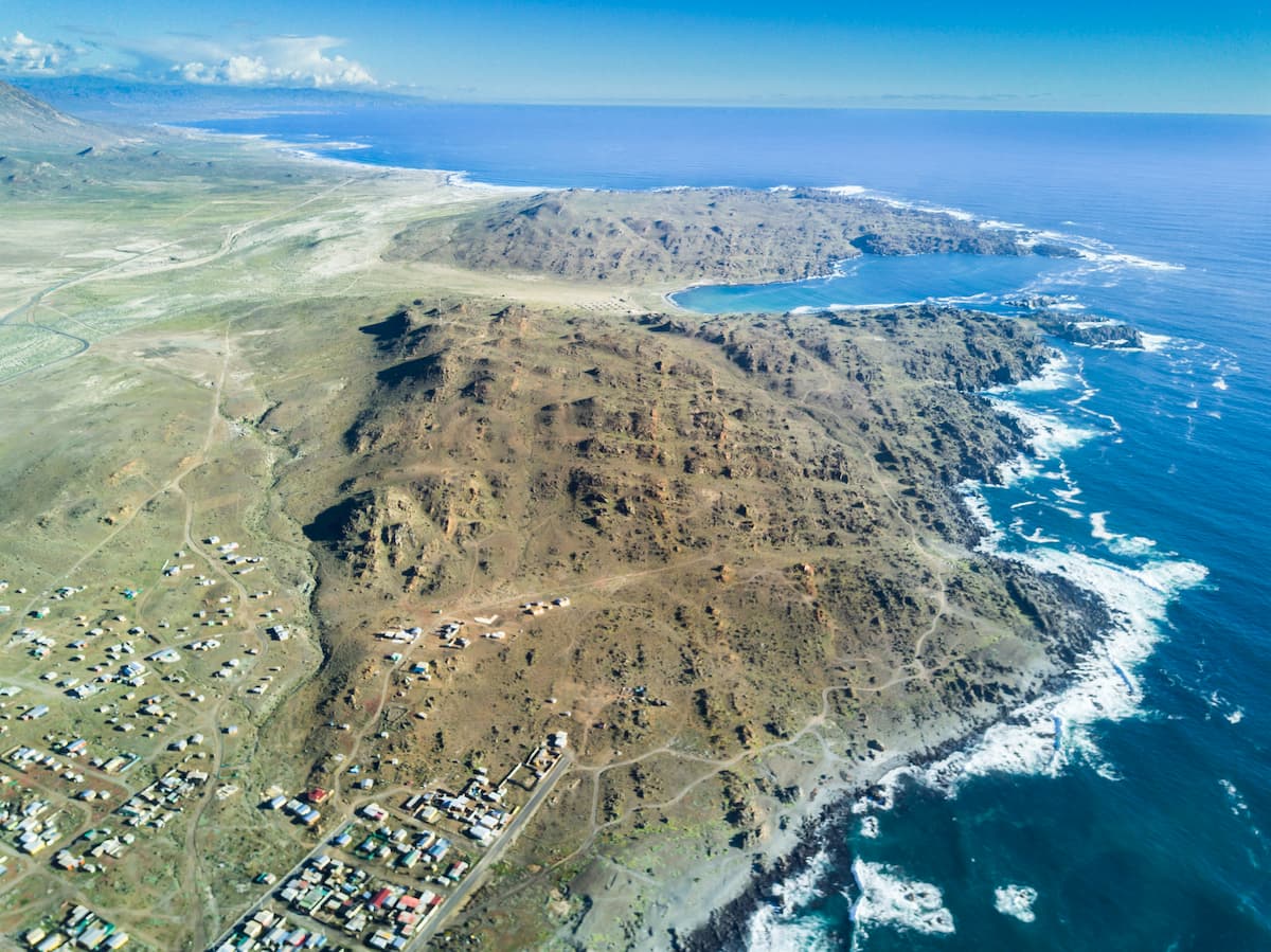 Aerial view of Llanos de Challe National Park