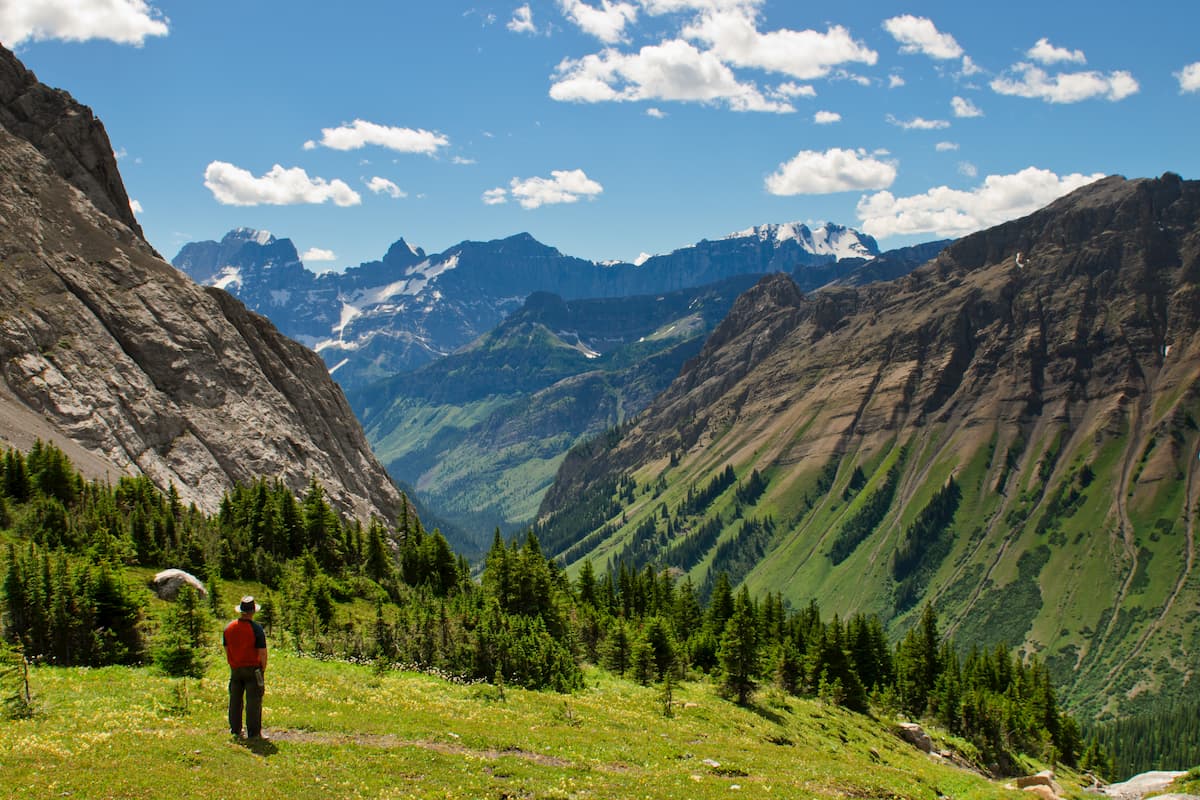 Maude Lake and Beatty Glacier. Peter Lougheed Provincial Park