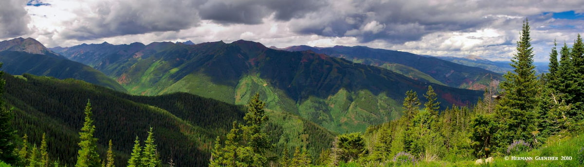 Aspen Mountain Panorama. Pitkin County