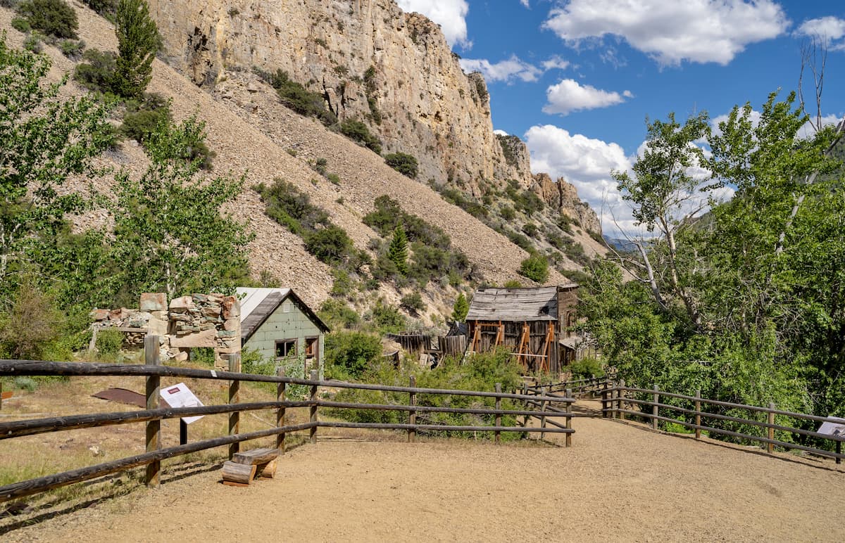 Bayhorse Ghost Town, in the  Salmon-Challis National Forest