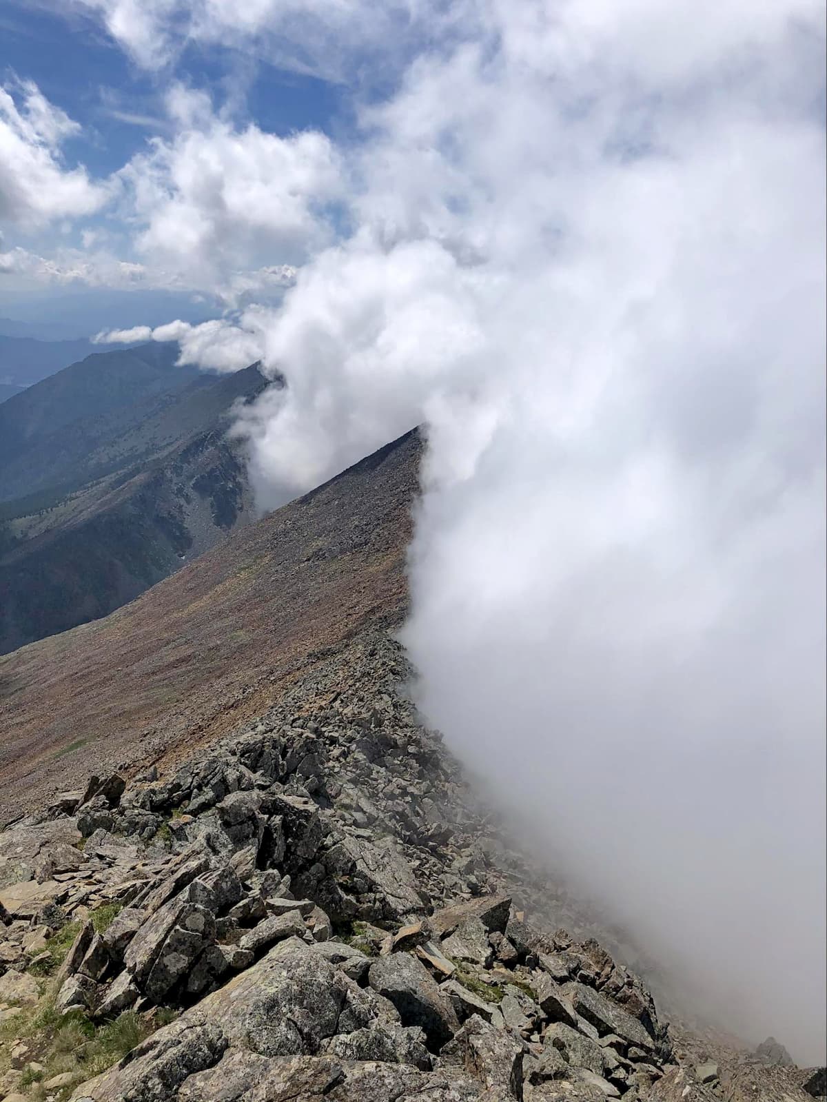 The weather in Big Borus. Shushensky Bor passage