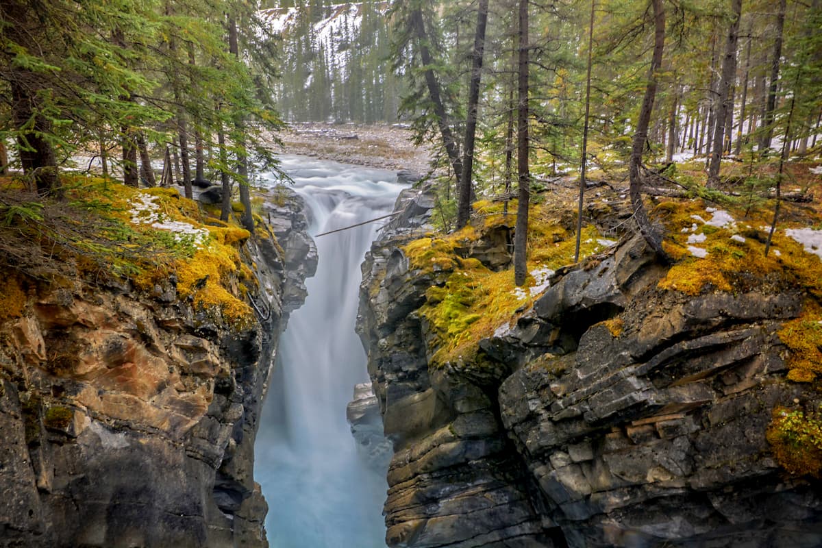 Siffleur Falls, Nordegg, Siffleur Wilderness Area. Canadian Rockies