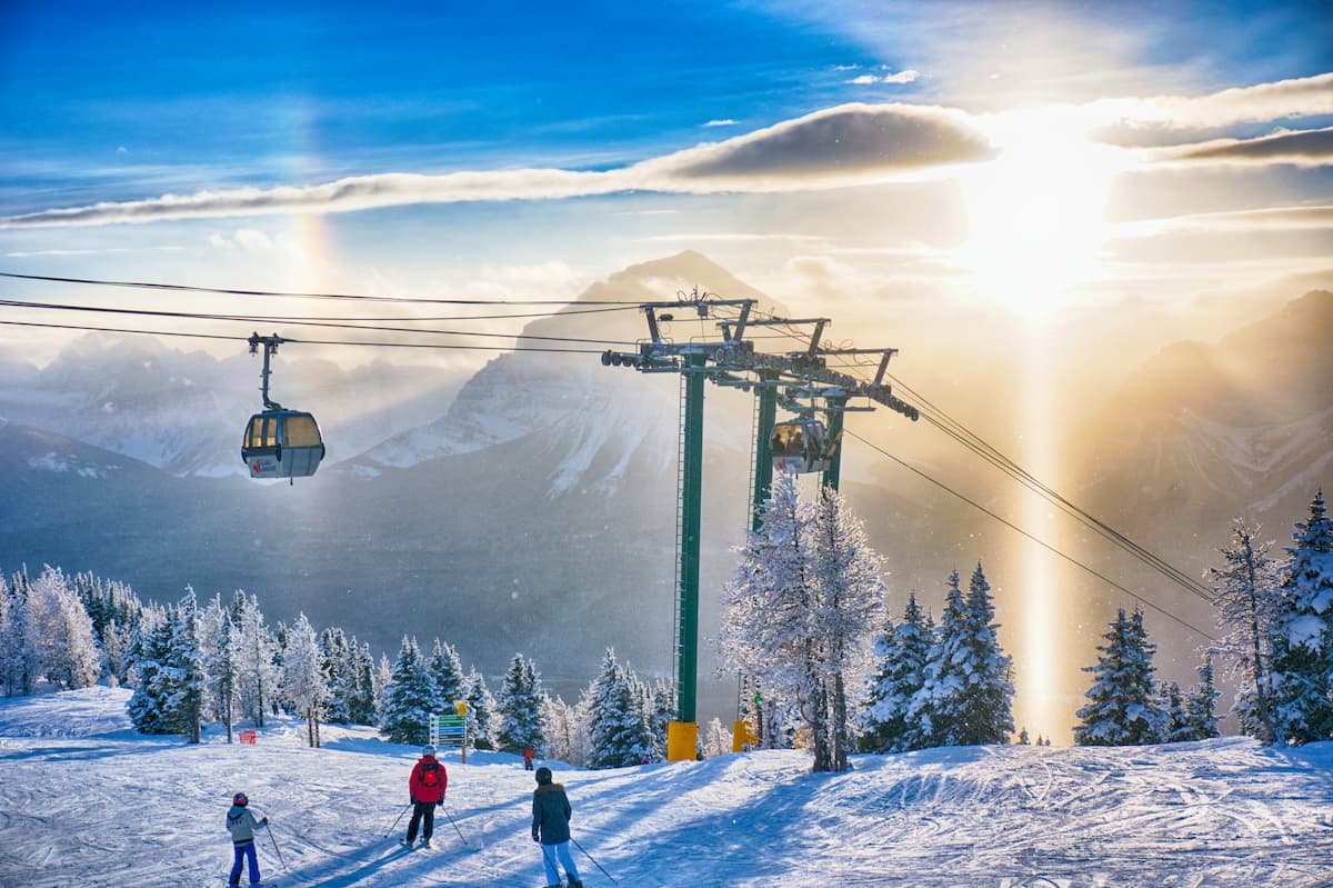 Lake Louise Ski Resort. Lake Louise. Banff. Alberta. Banff National Park, Rocky Mountains, Alberta, Canada