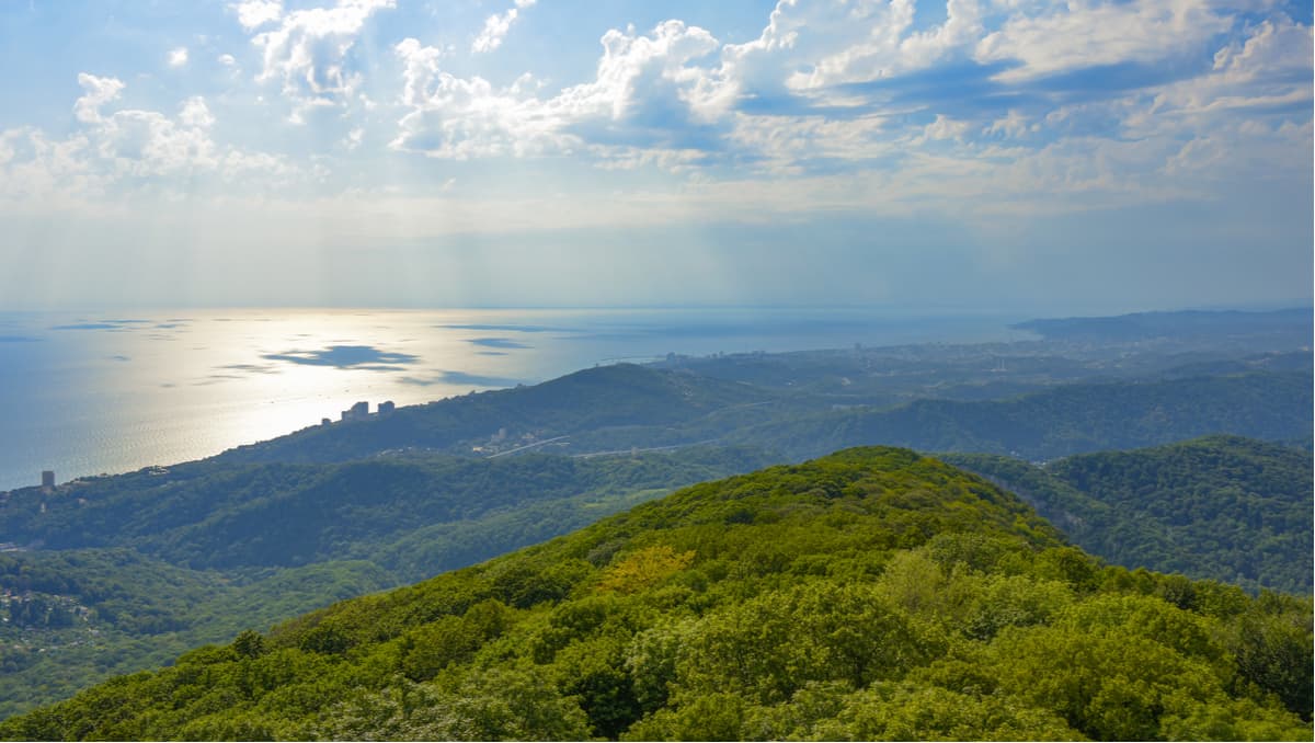 View from Tower on Mount big Ahun