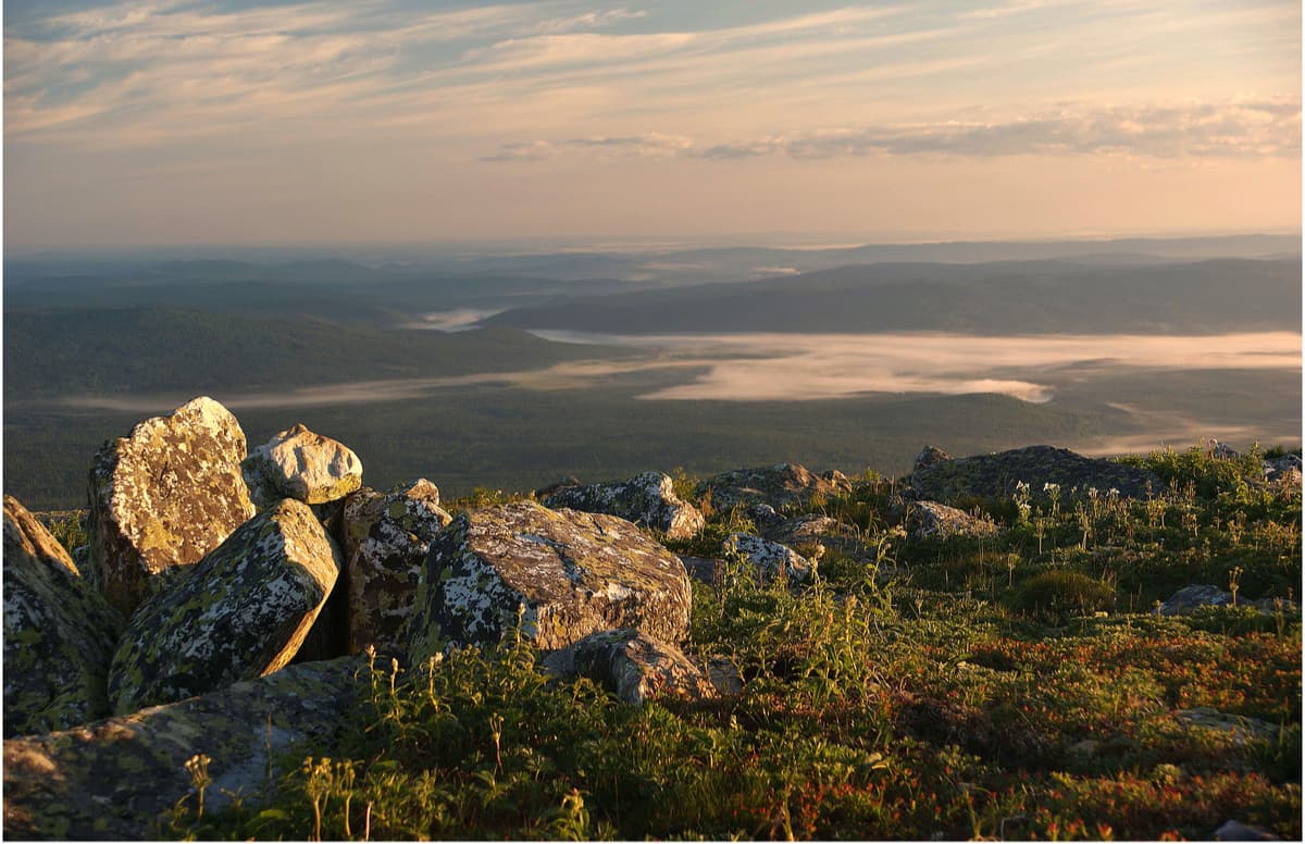 Big Shelom Mountain. South Urals Nature Reserve.