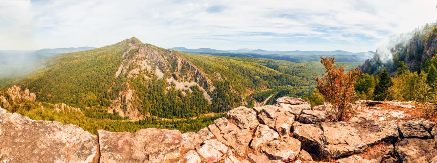 Little Yamantau Peak. South Urals Nature Reserve.