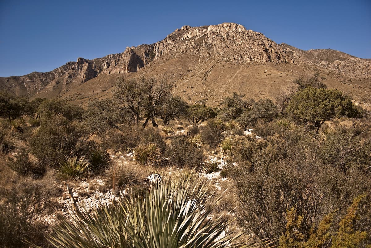 Guadalupe Peak. Southwest Basins and Ranges