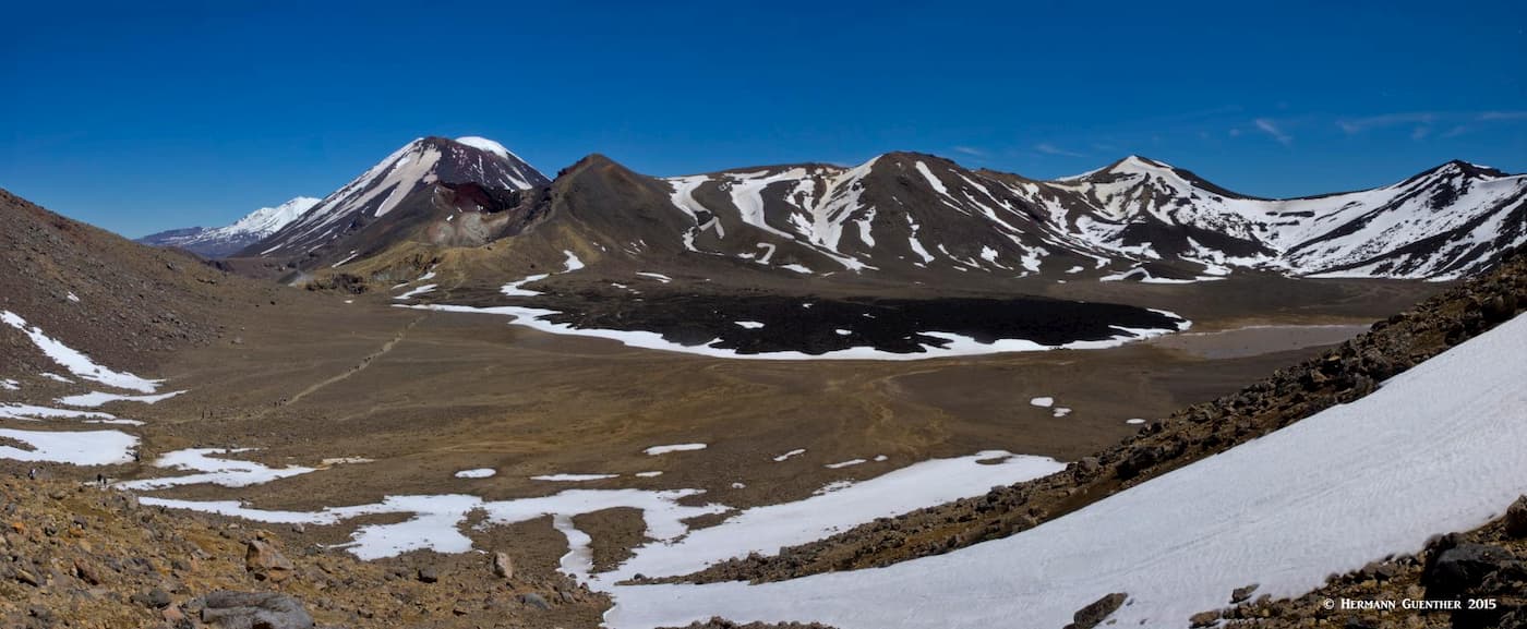 Tongariro National Park panorama