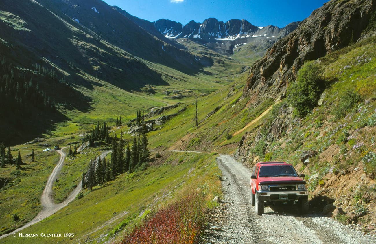 Approach to Cinnamon Pass - Alpine Loop Scenic Byway