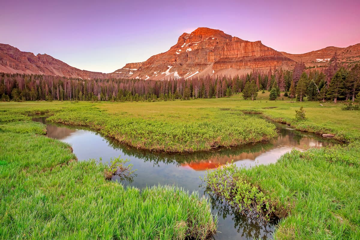 Uinta Mountains. Utah Mountain