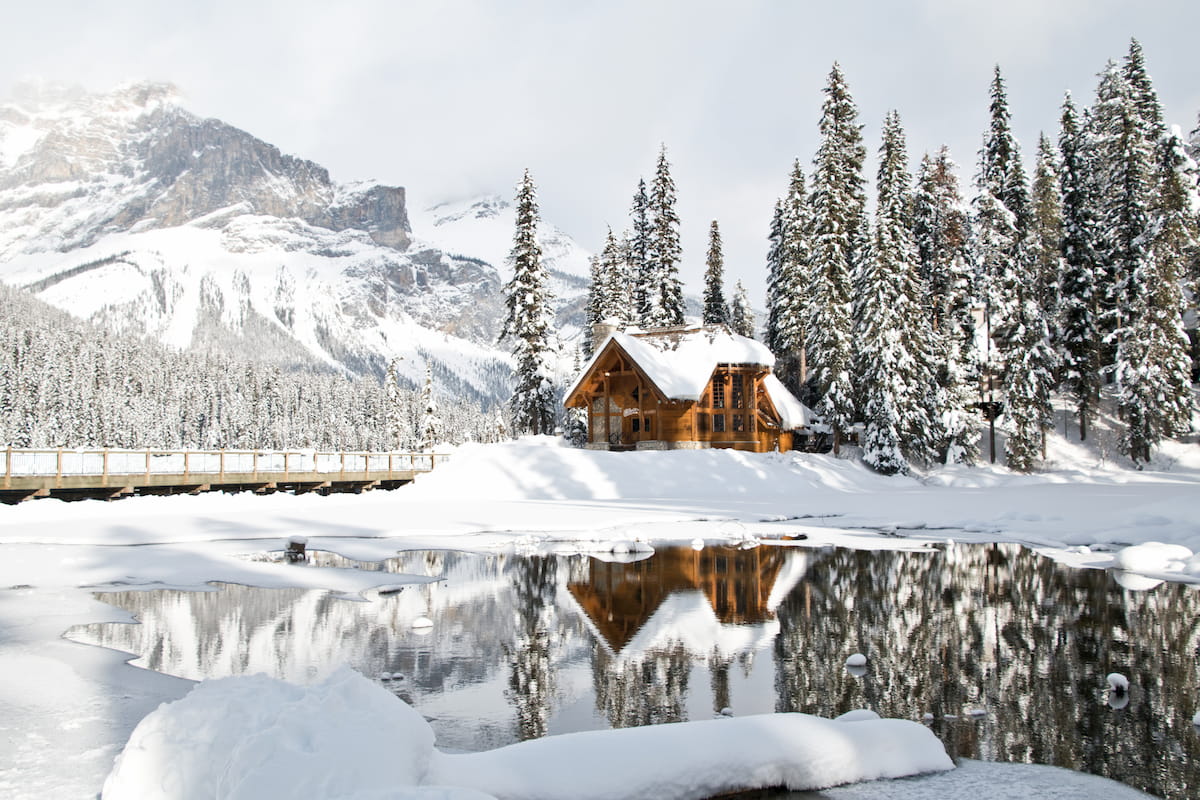 Emerald Lake Lodge. Yoho National Park British Columbia. Van Horne Range