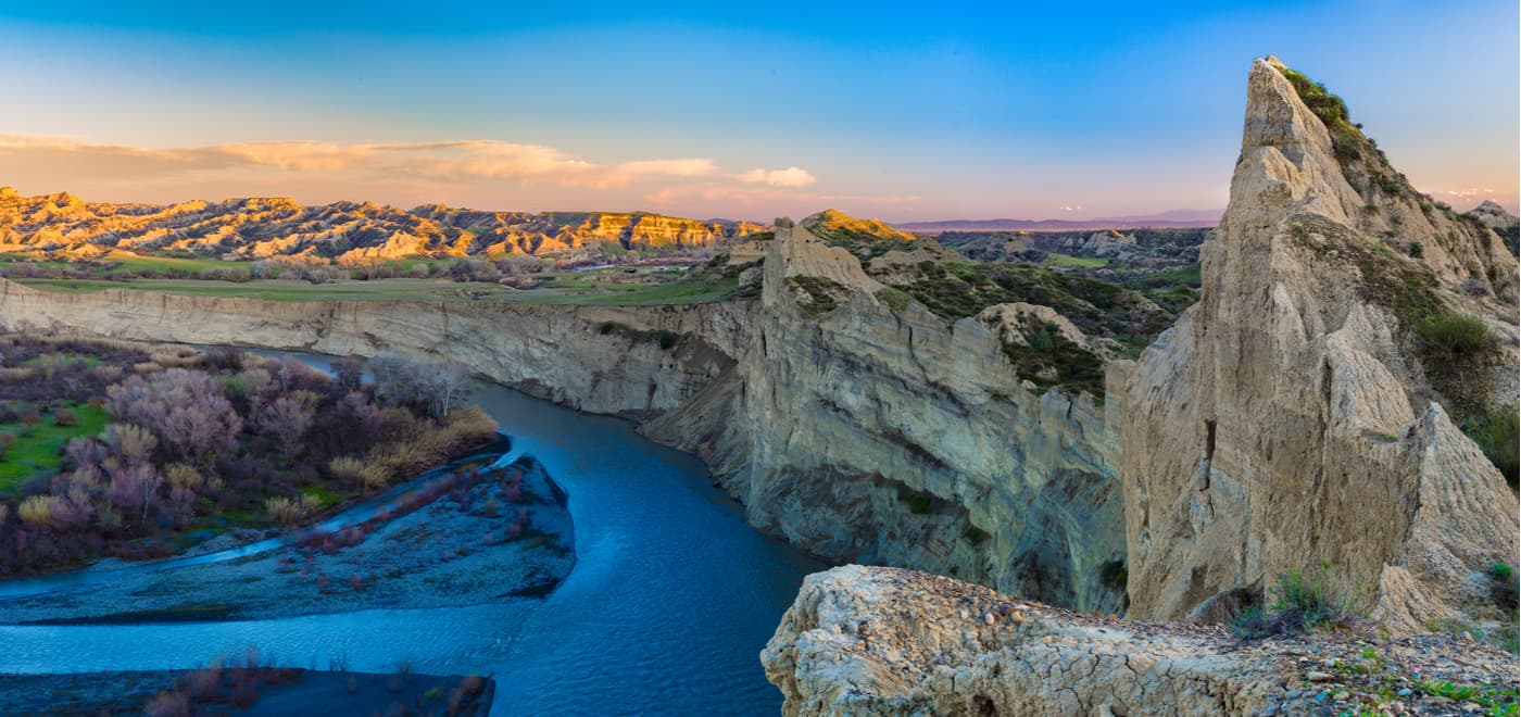 Gorgeous view of Vashlovani National Park