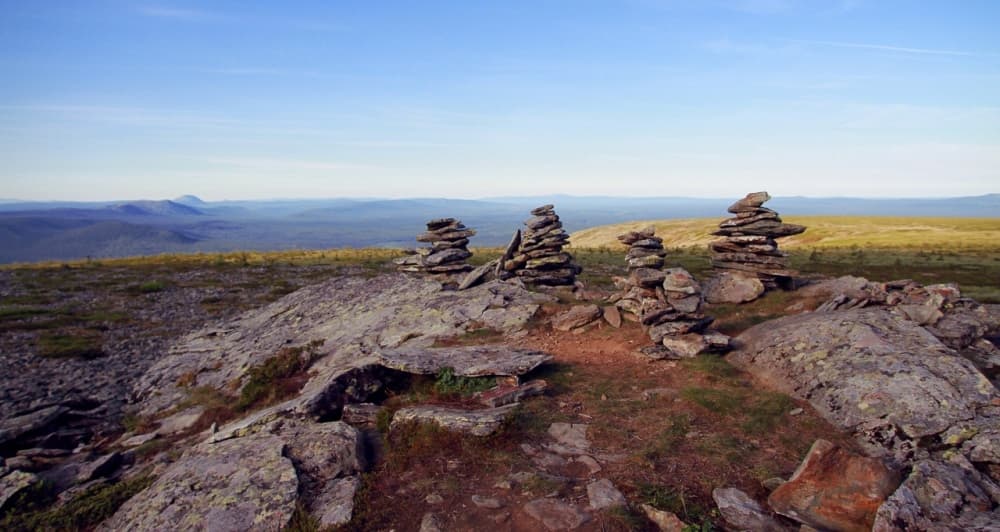 Chuval stone. Vishersky State Nature Reserve
