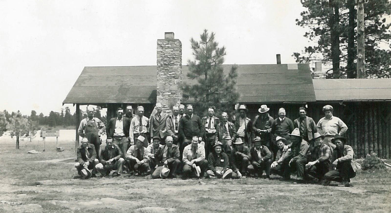 Fire training camp. Western Rocky Mountains