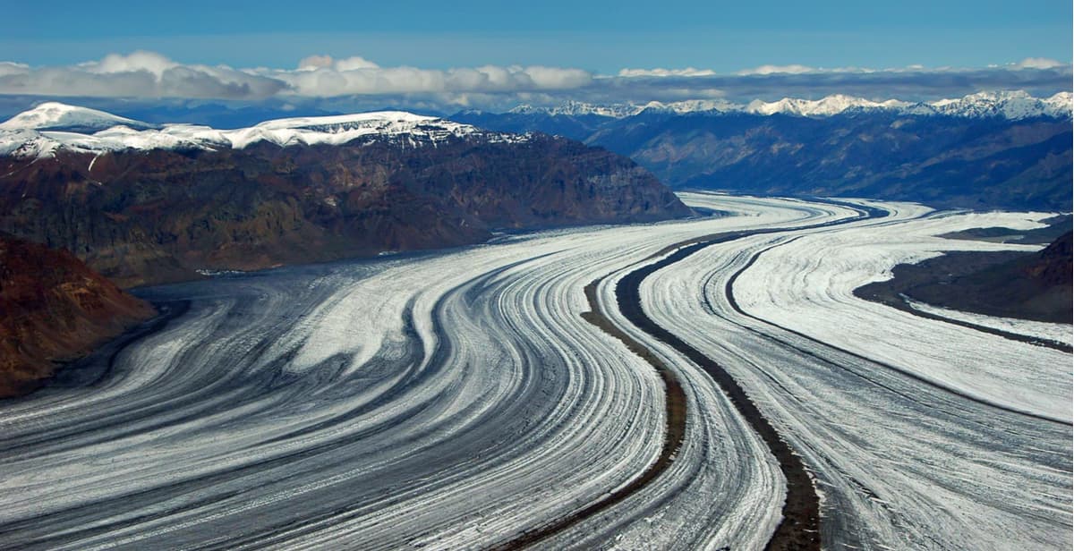 Glacier in Wrangell-St. Elias National Park