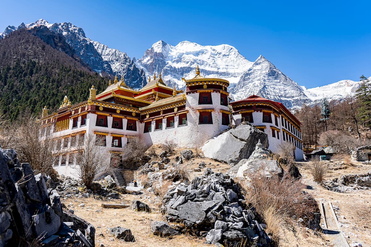 Chonggu Monastery, Yading Nature Reserve, China