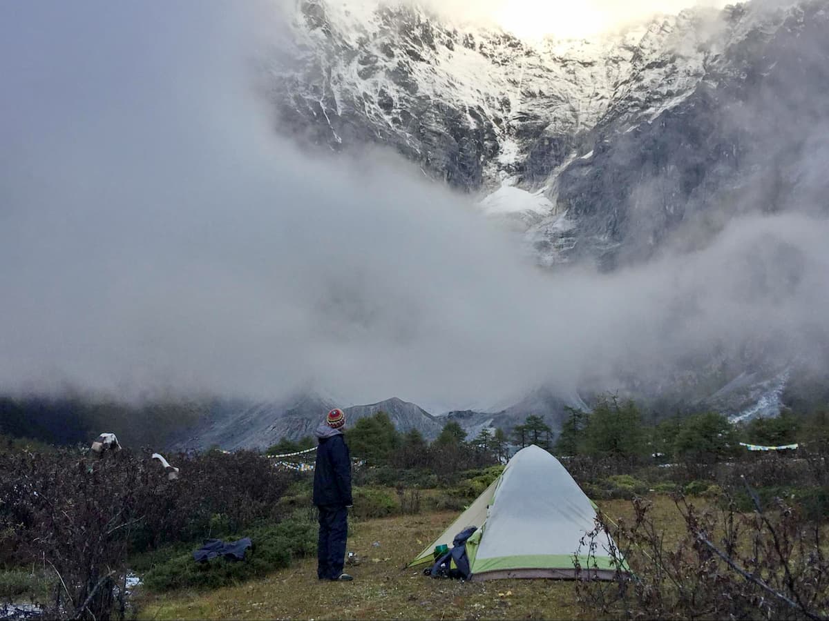 Second campsite, Yading Nature Reserve, China