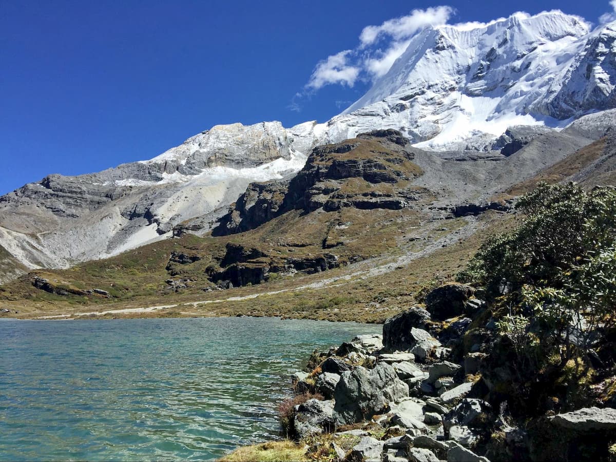 Wisdom Lake (Jampalyang in the background), Yading Nature Reserve, China